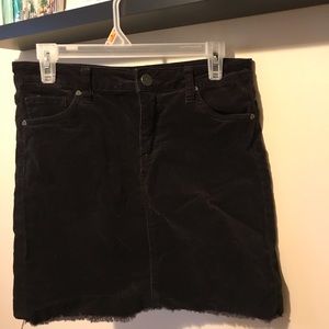Kut from the Kloth corduroy mini skirt